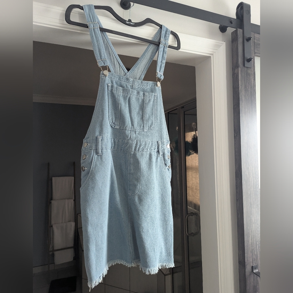 Light Blue Denim Overalls